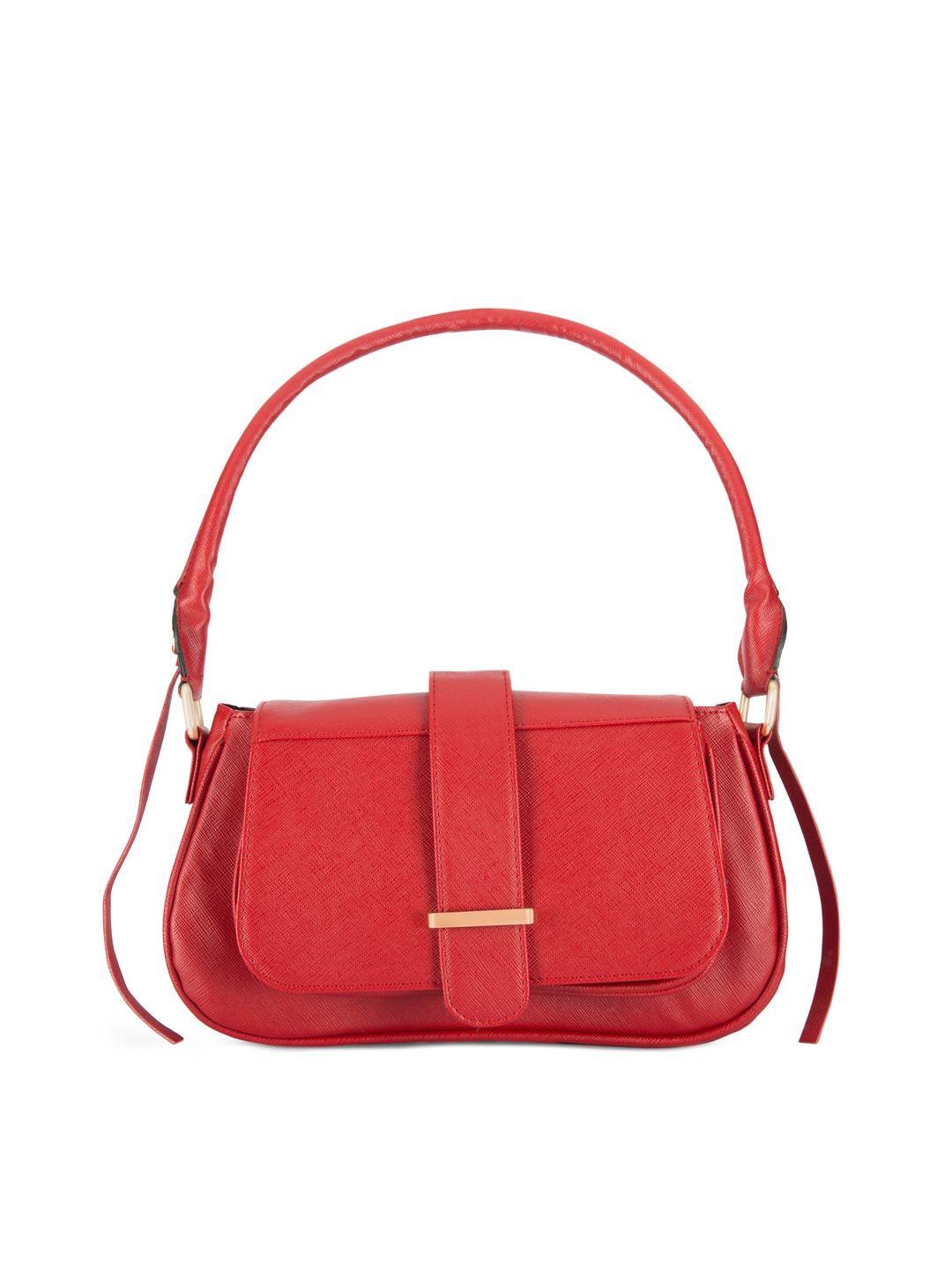 imars red structured shoulder bag