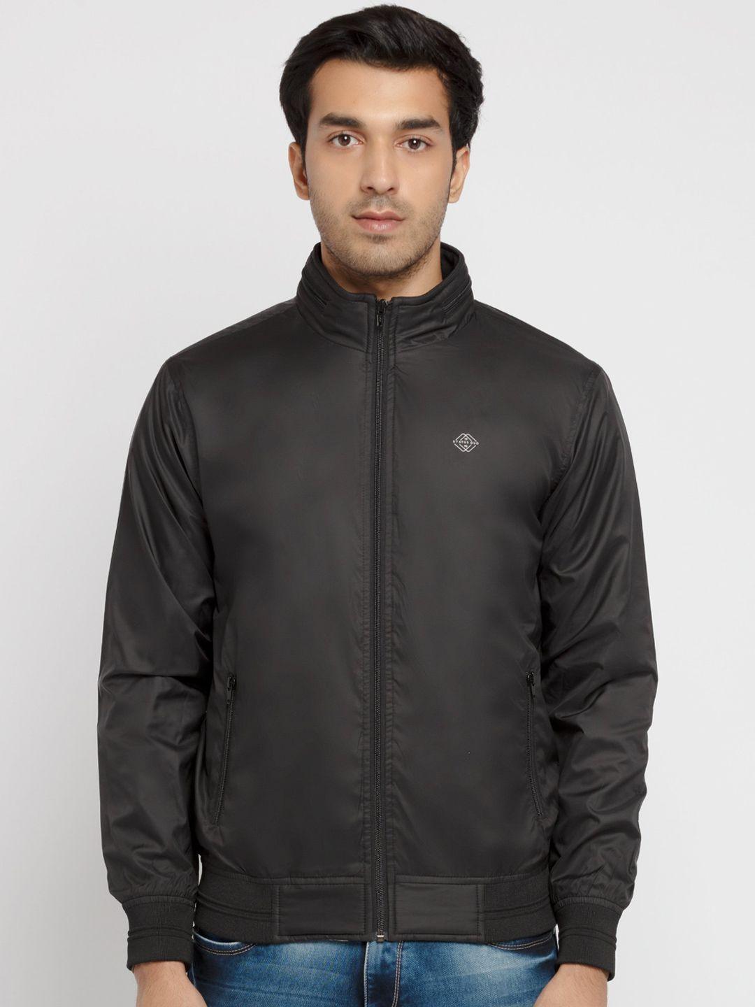 status quo men black padded jacket