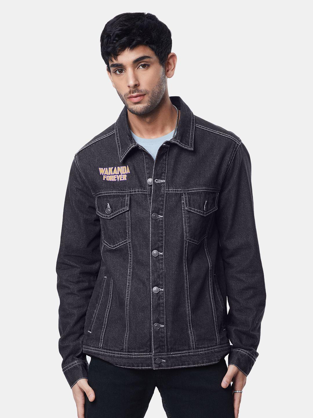 the souled store men blue denim jacket