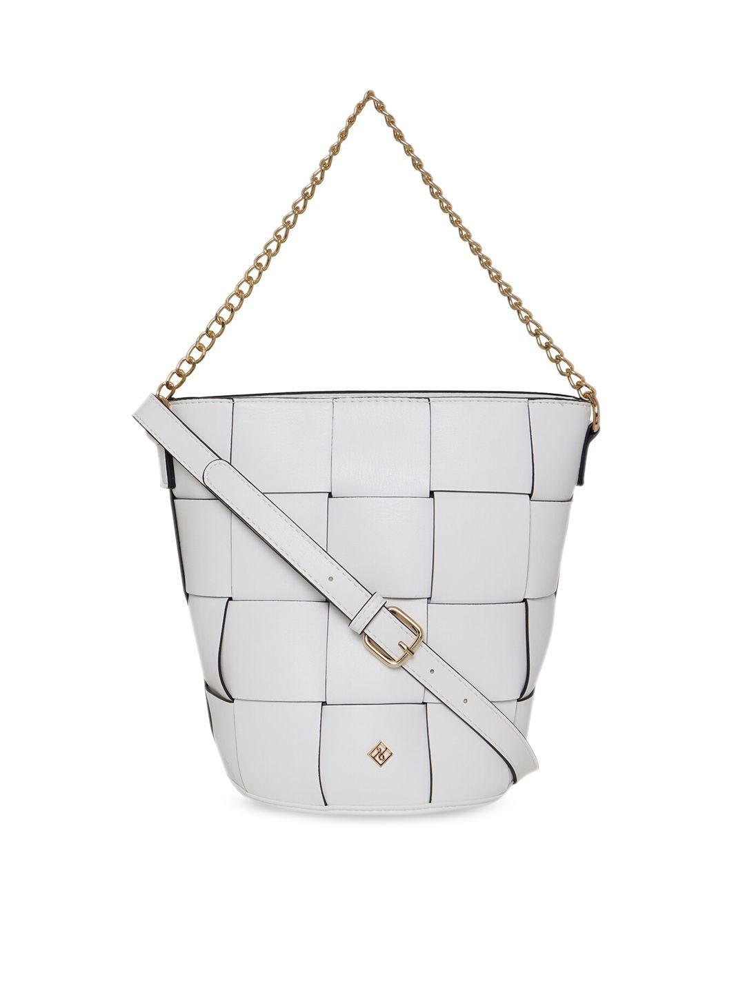 call it spring white structured shoulder bag