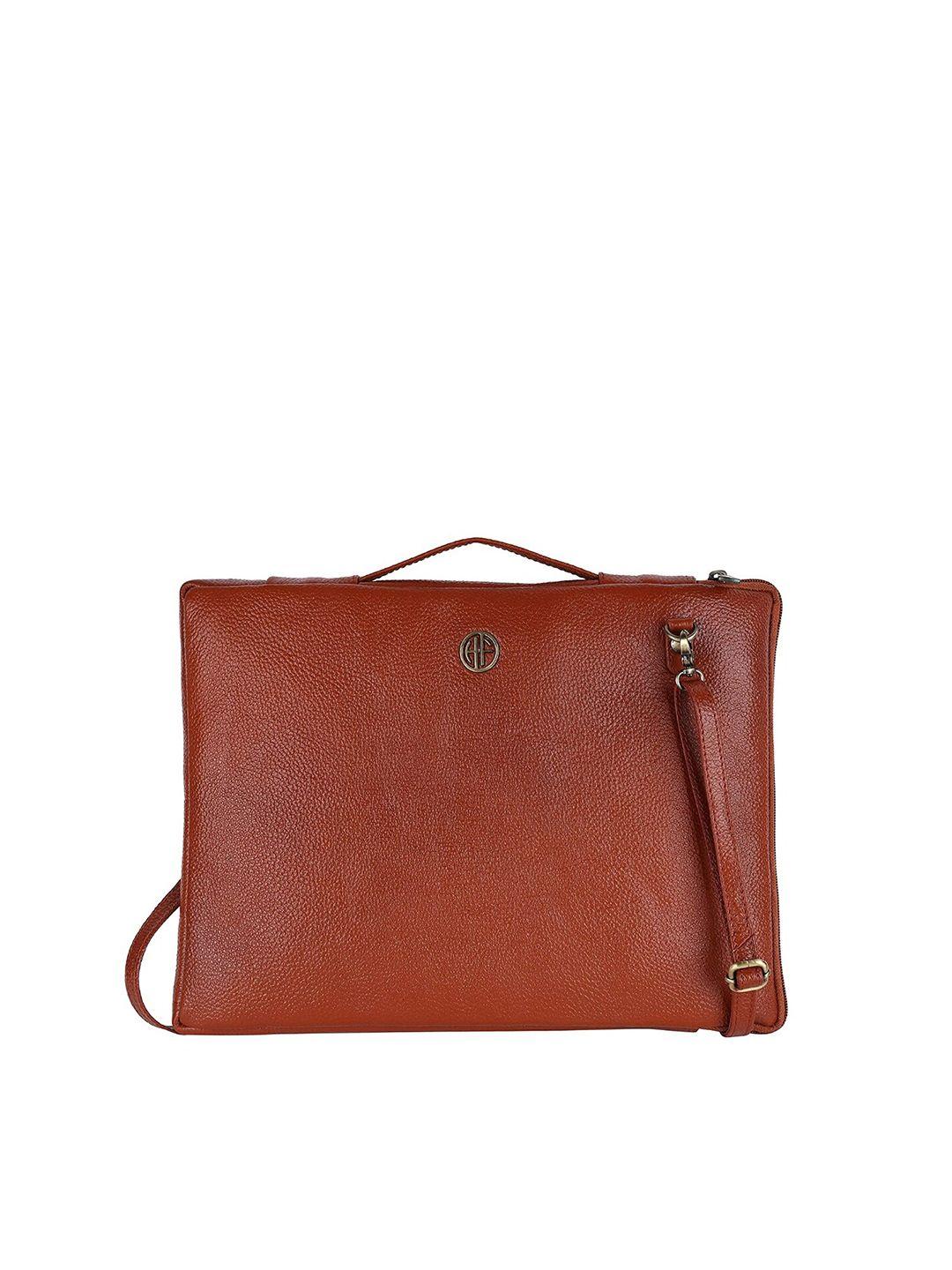 hammonds flycatcher men tan leather laptop sleeve