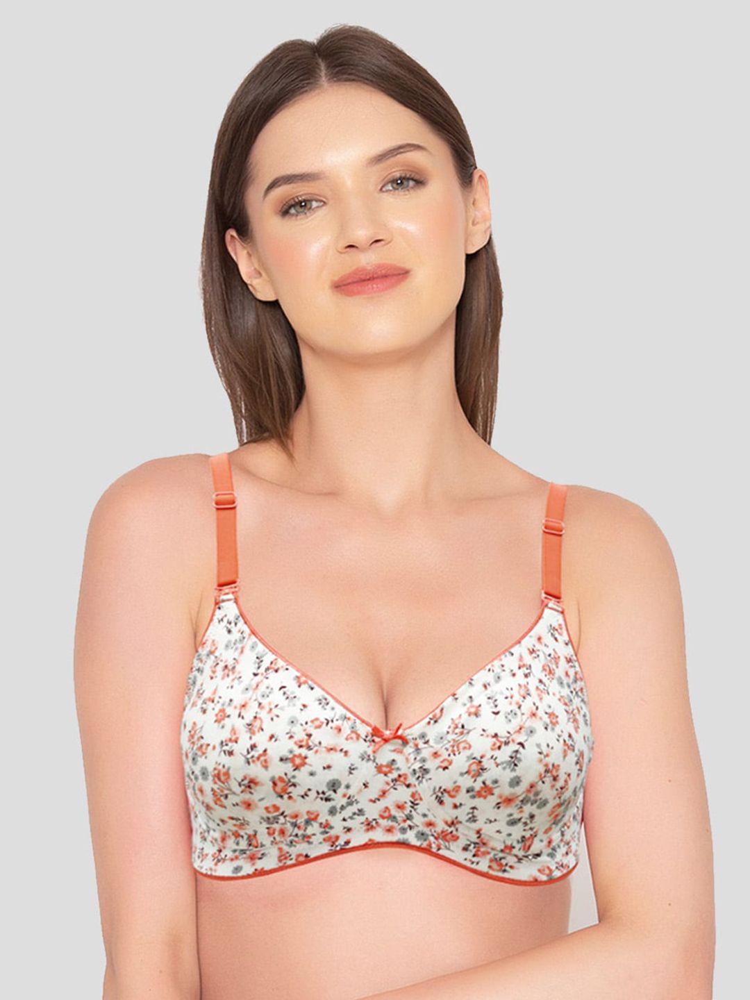 groversons paris beauty women orange bra