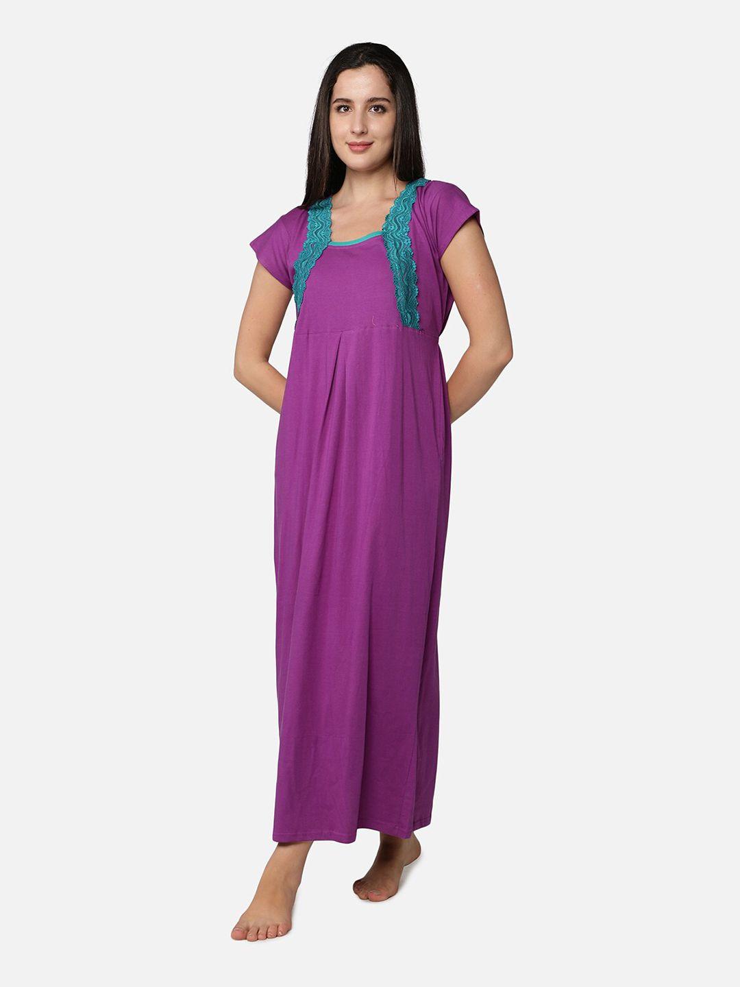 be you purple maxi nightdress