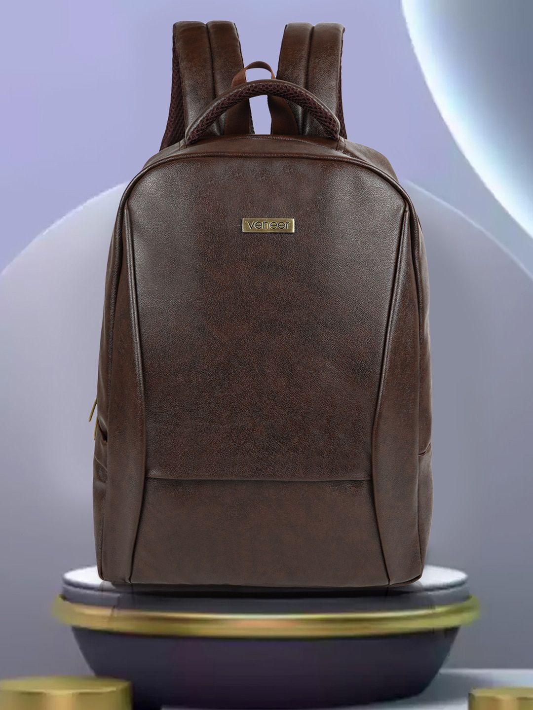 veneer unisex brown backpack