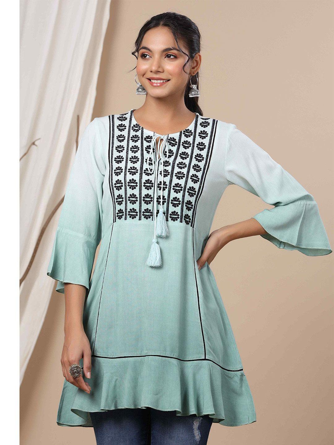 juniper women green tunics