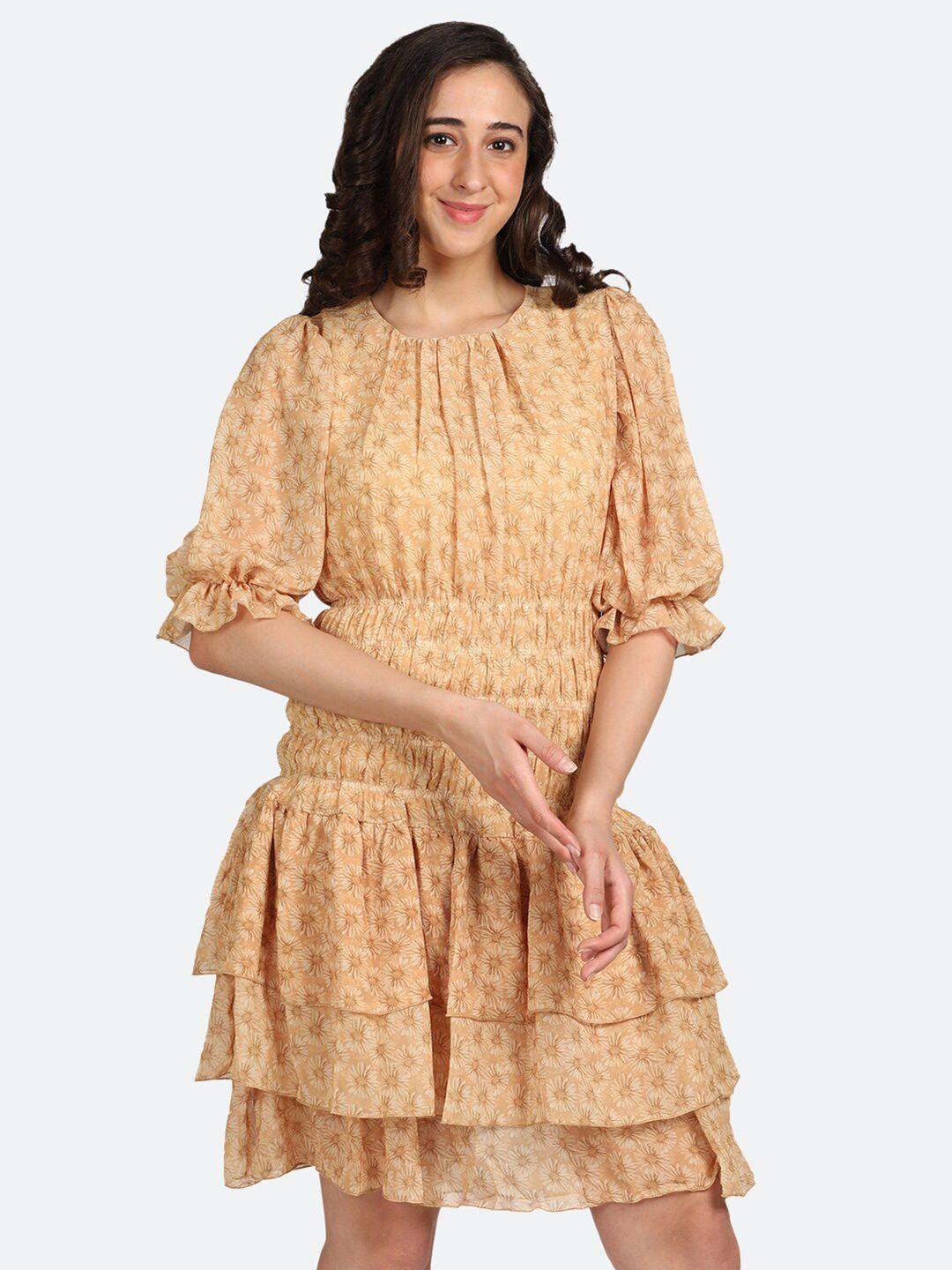 boldmiss layered chiffon dress