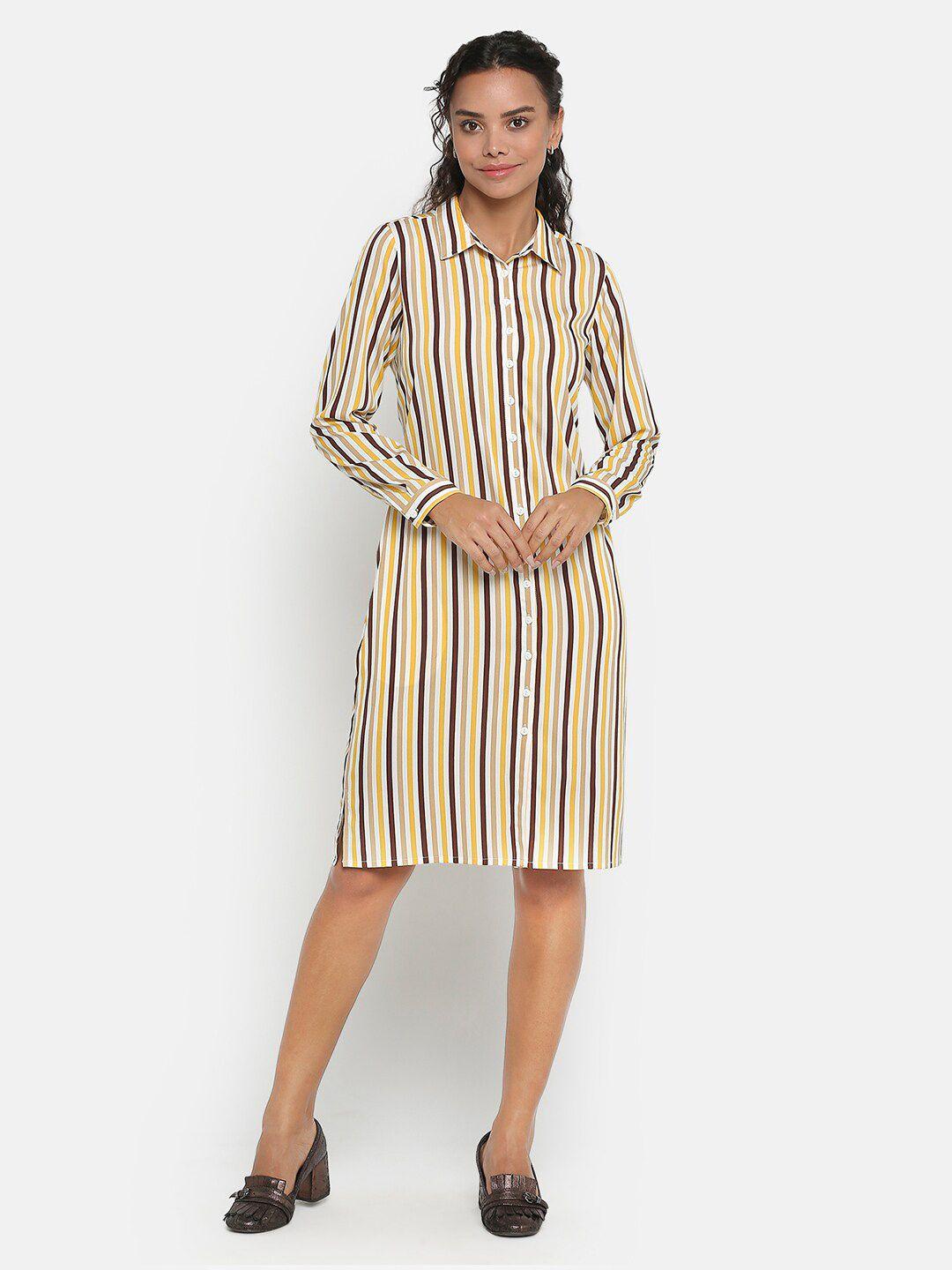 office & you women cuffed sleeves shirt dress