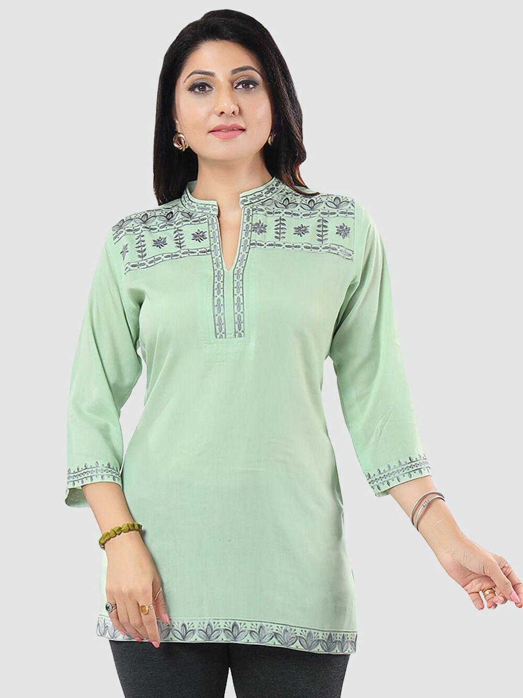 saree swarg ethnic motifs embroidered kurti