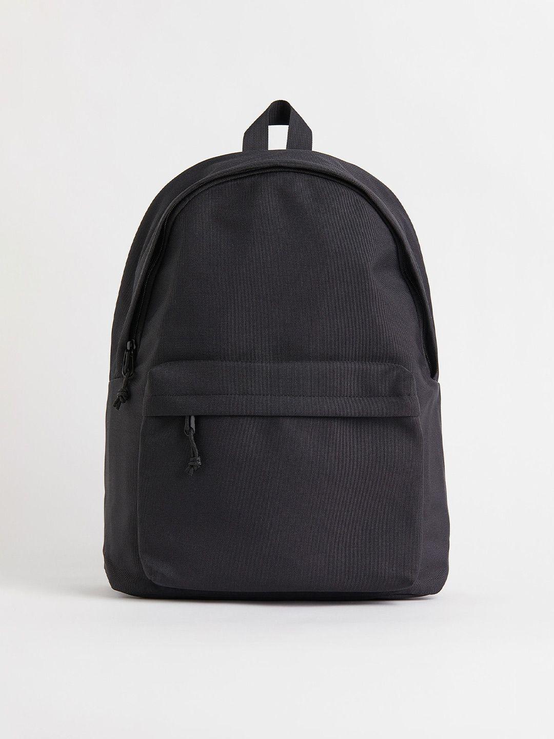 h&m men black backpacks