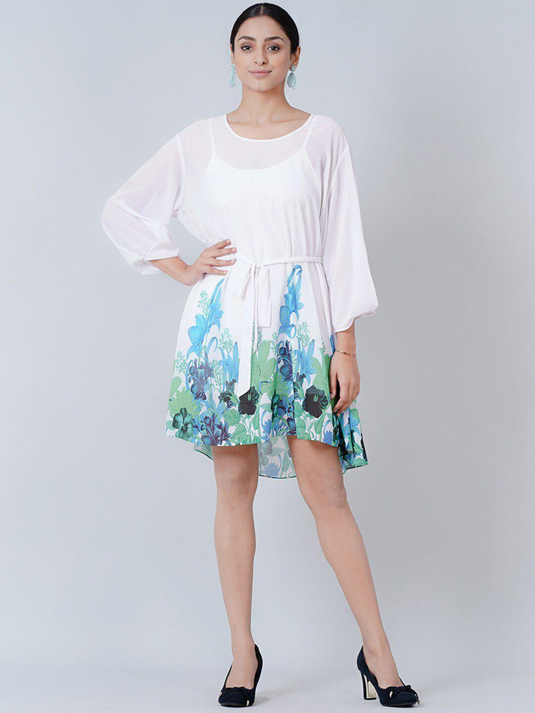 first resort by ramola bachchan women white floral dress