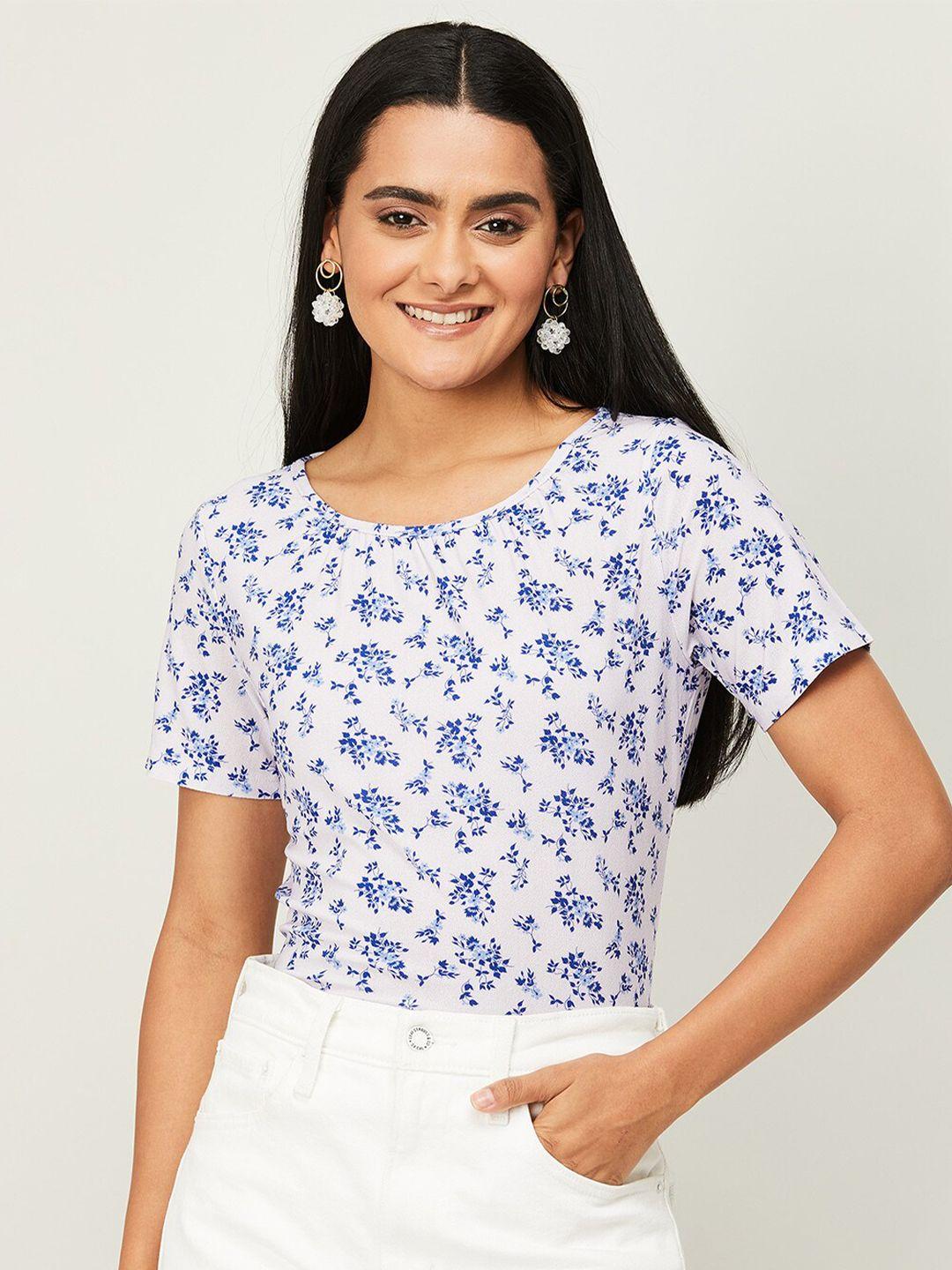 code by lifestyle floral print top