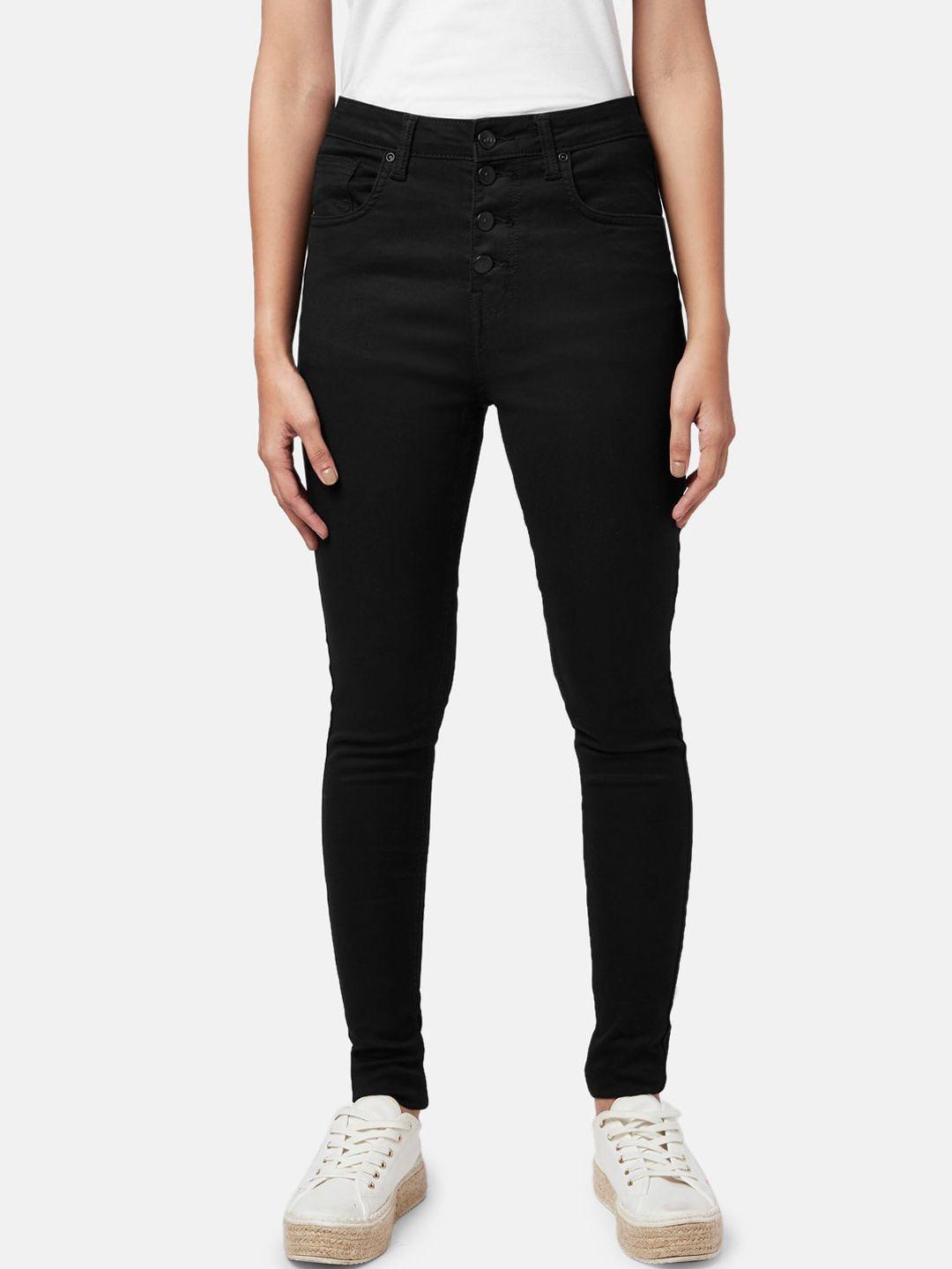 yu by pantaloons women skinny fit jeans