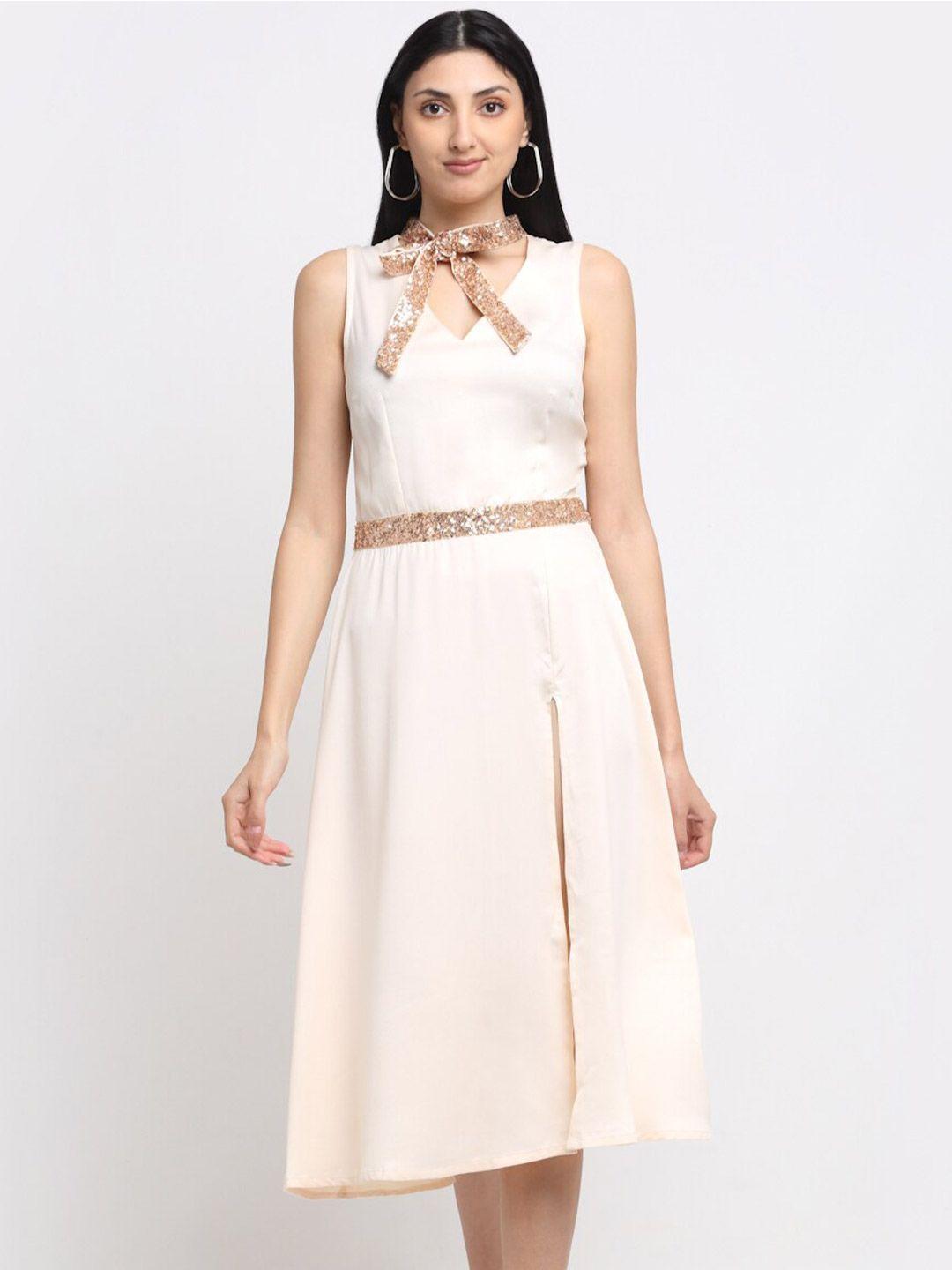 neudis satin midi dress