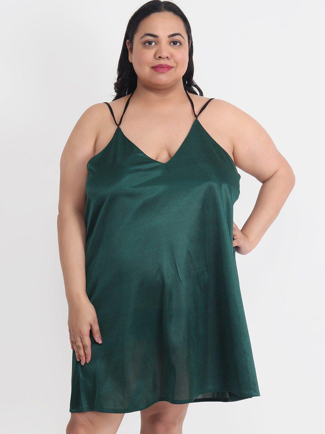 klamotten plus size satin baby doll