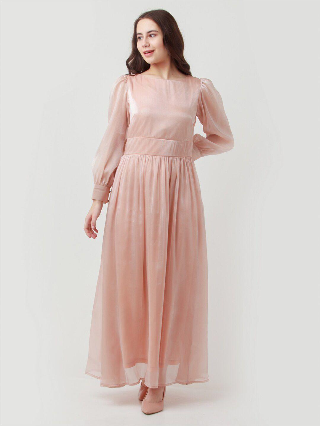 zink london solid maxi dress