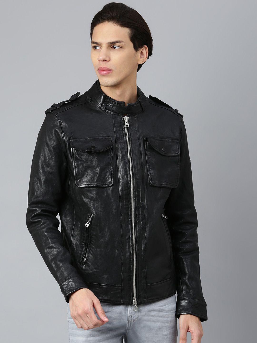 woods men biker jacket