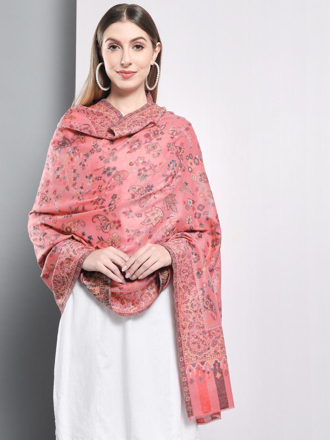 zamour women kani woven-design woolen shawl