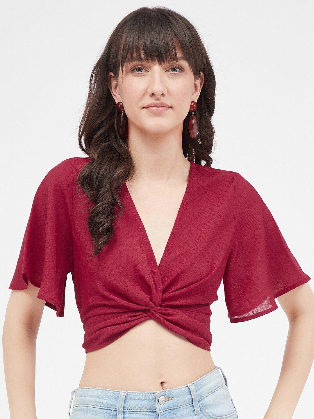 kibo twisted crop top