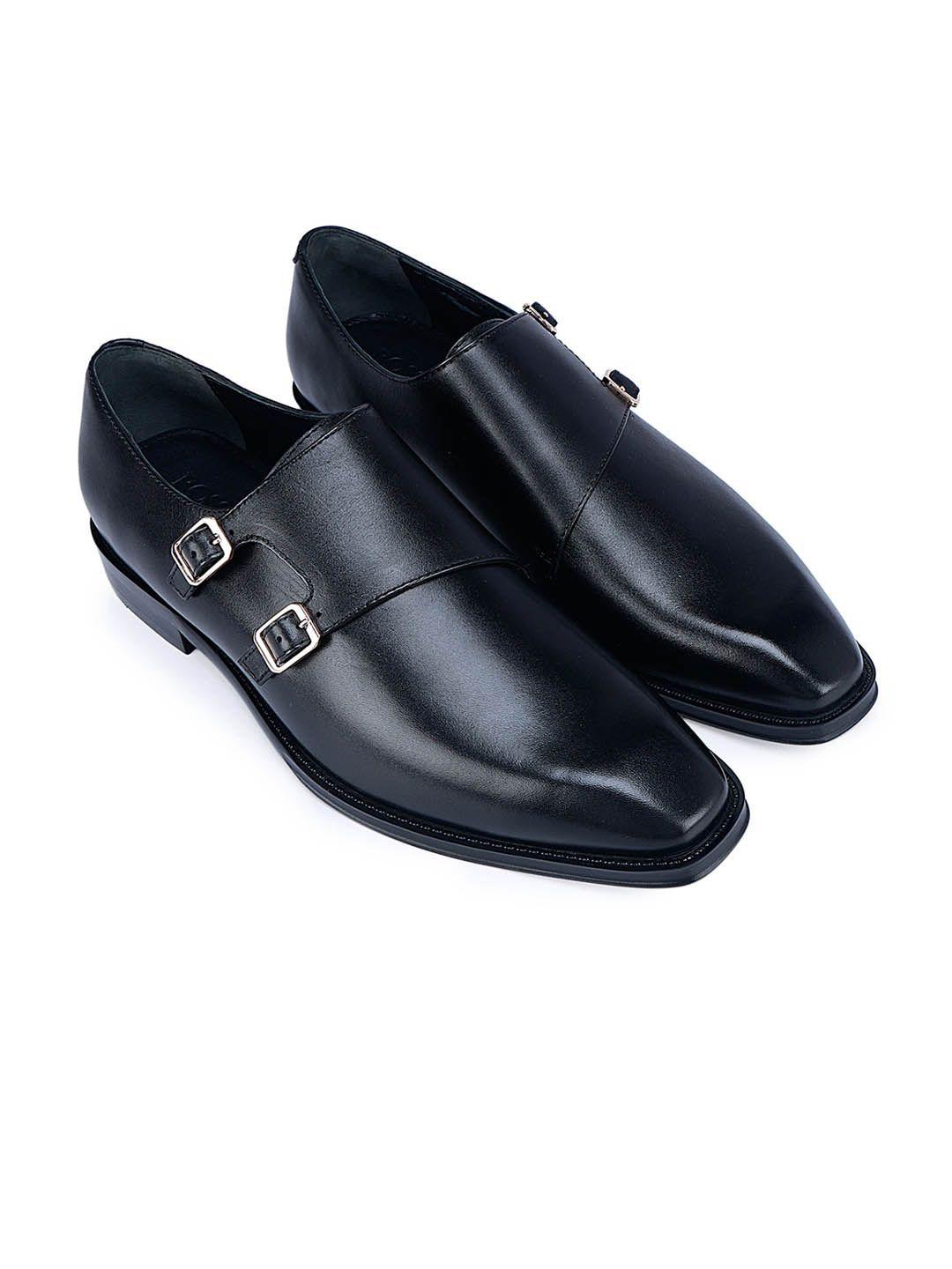 rosso brunello men leather formal monks