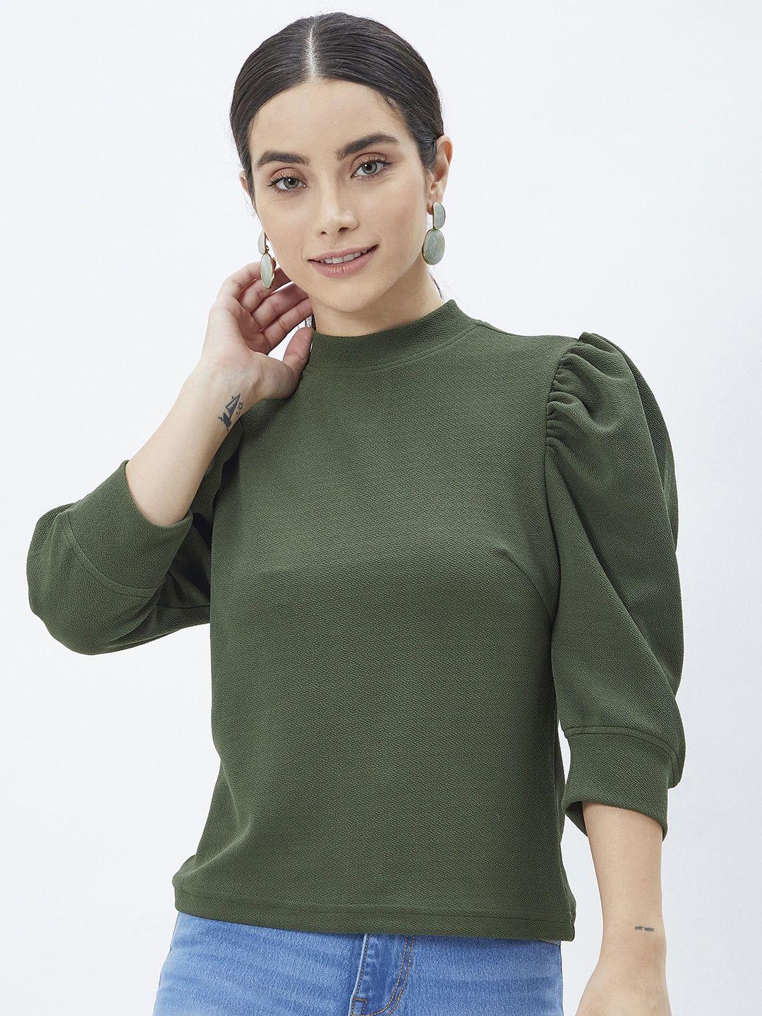 kibo puffed sleeve top