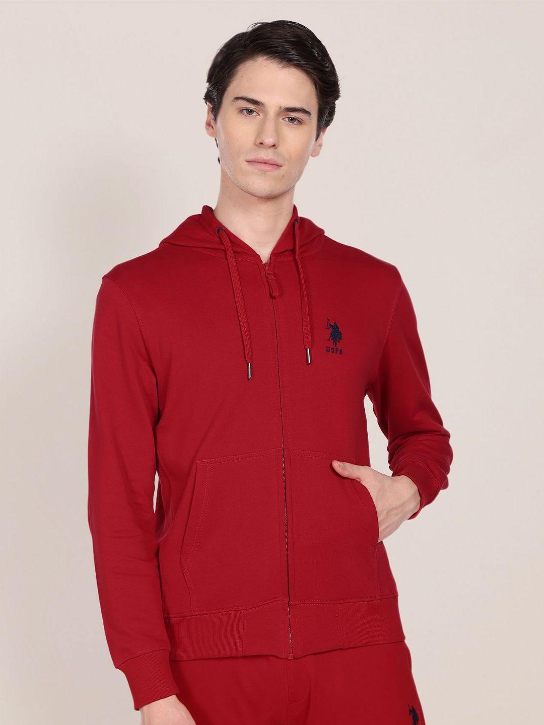 u.s. polo assn. men hooded pure cotton sweatshirt