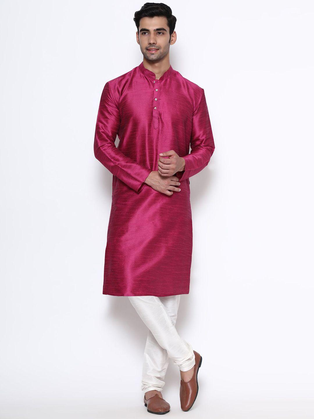 premroop- the style you love men solid kurta with churidar