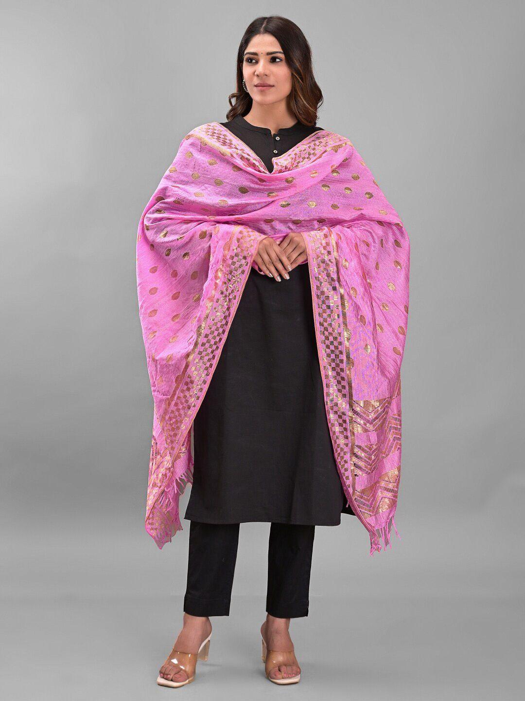 apratim woven design silk dupatta