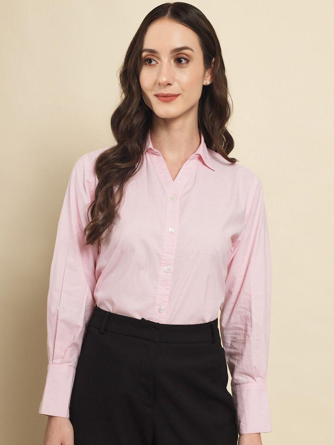 trend arrest women comfort cotton formal shirt