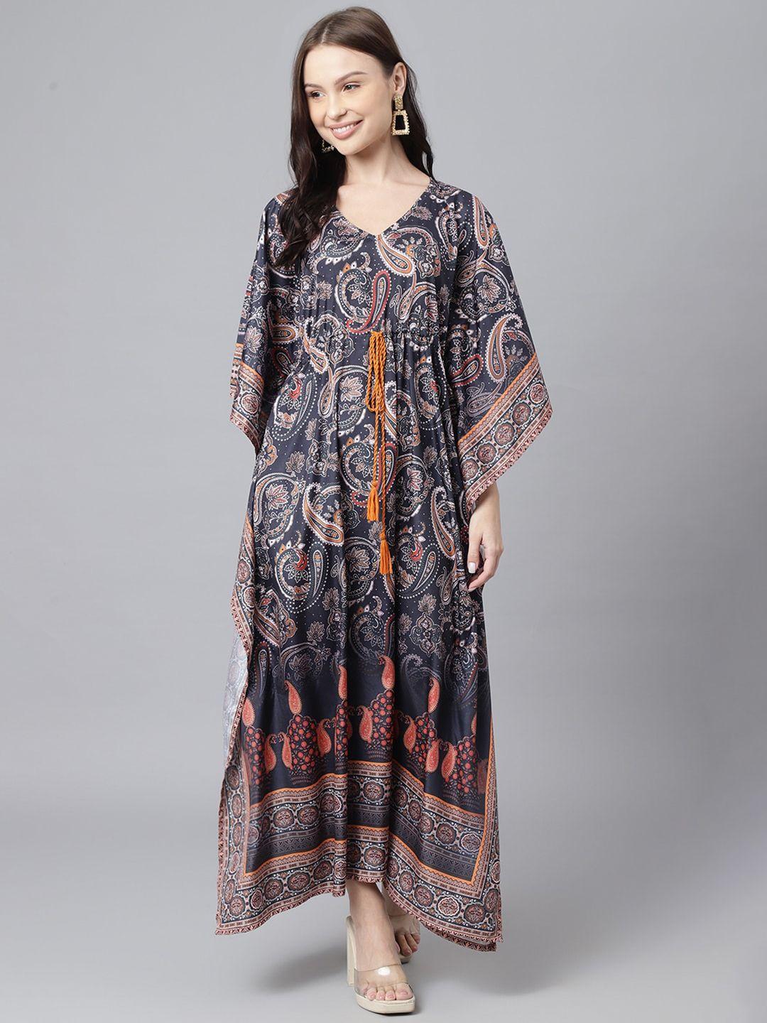 deckedup ethnic motifs maxi dress