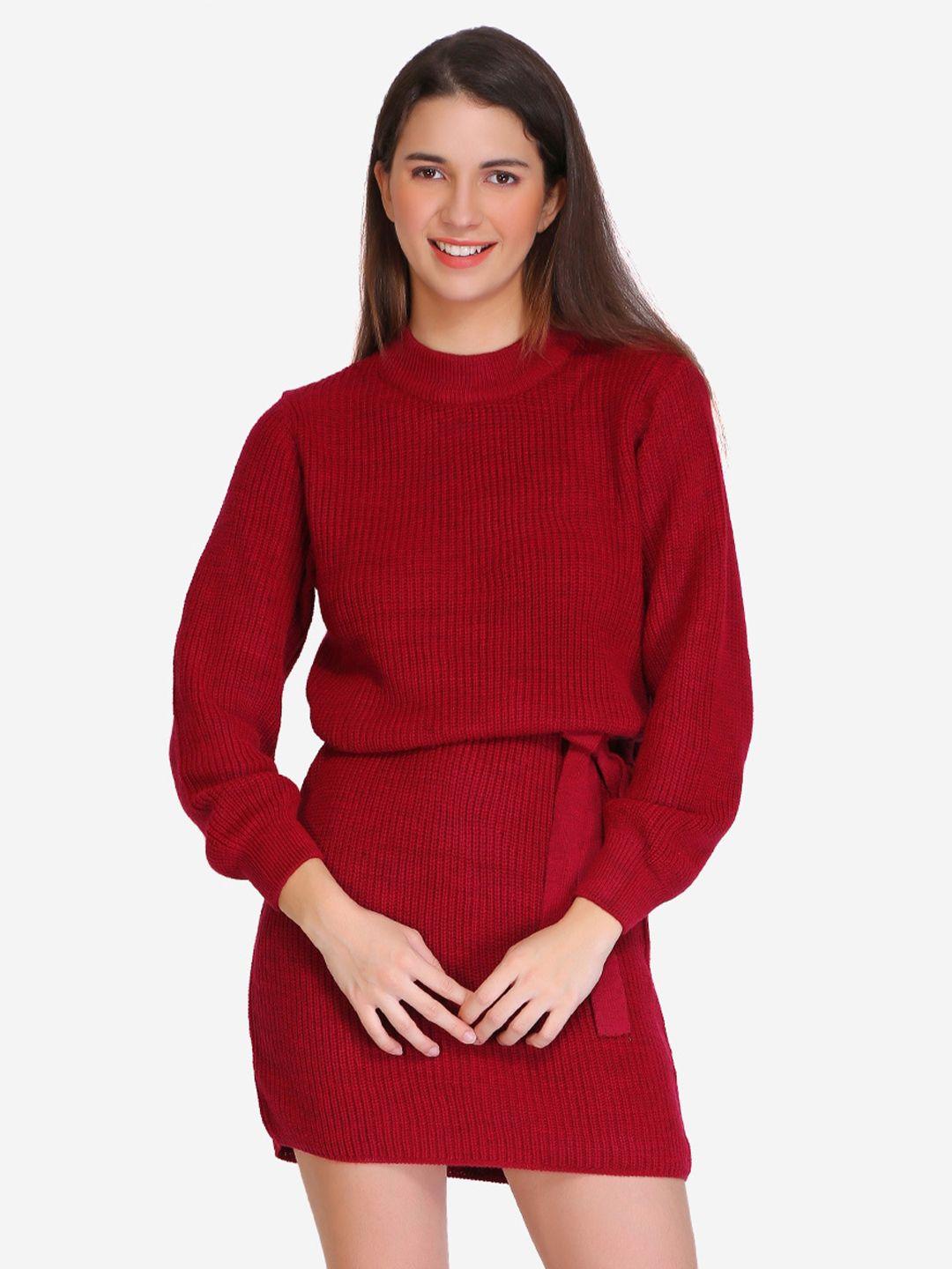 joe hazel puff sleeves jumper dress