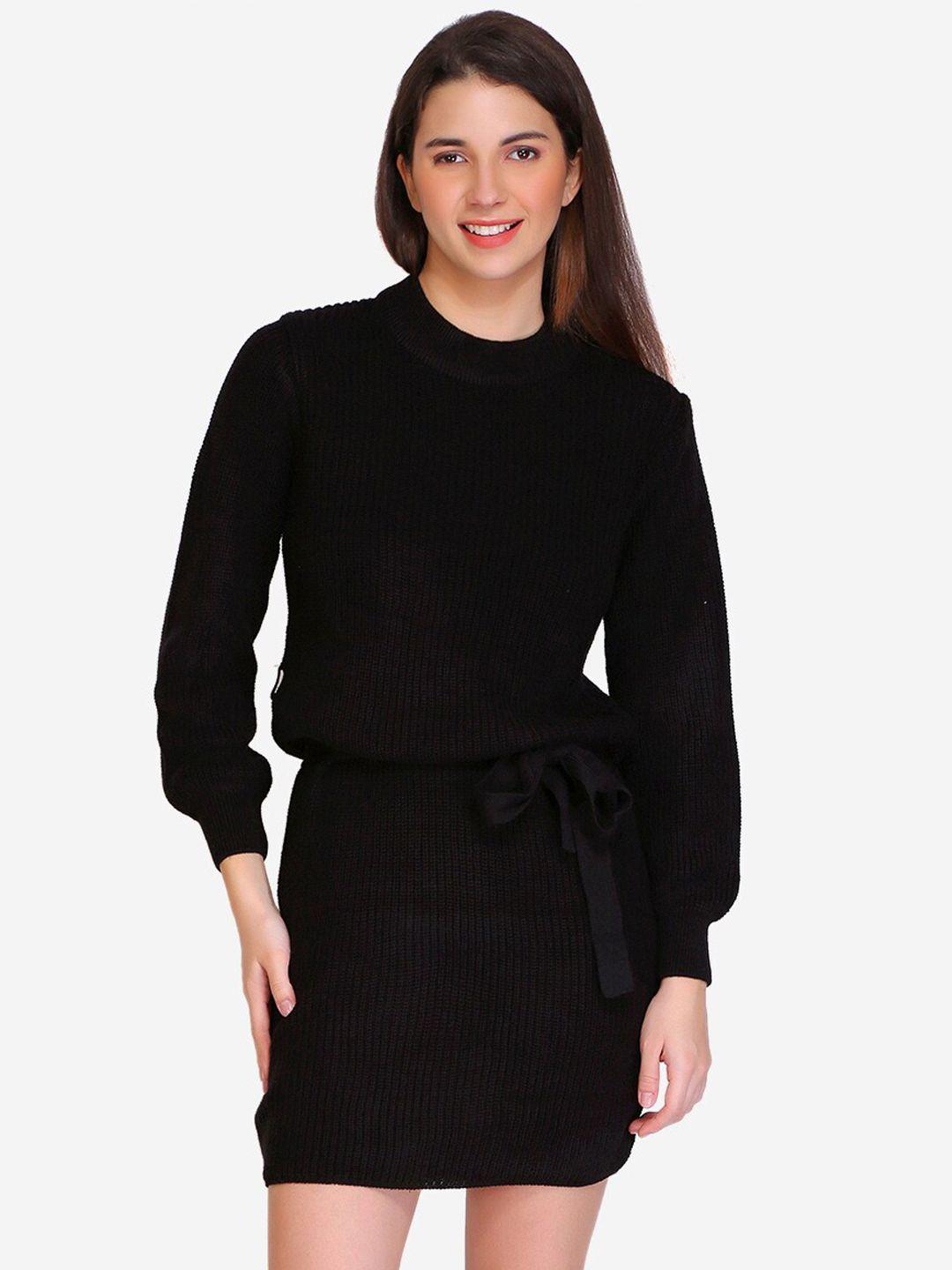 joe hazel round neck cotton jumper dress