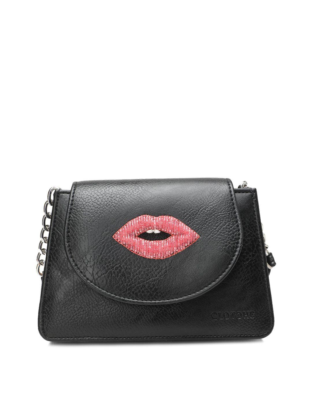 clotche women textured sling bag