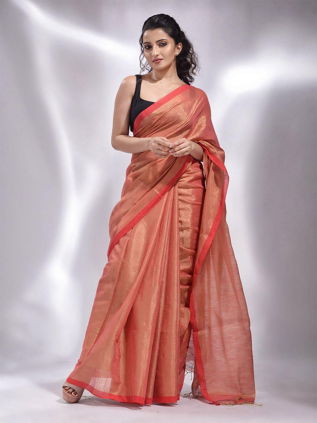 charukriti handwoven soft saree