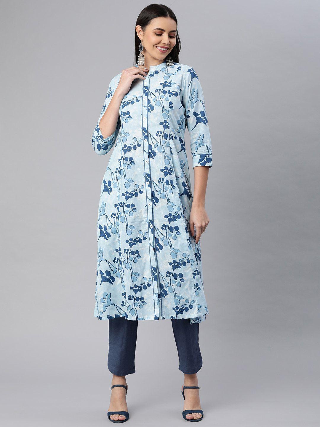 kami kubi women floral printed kurta