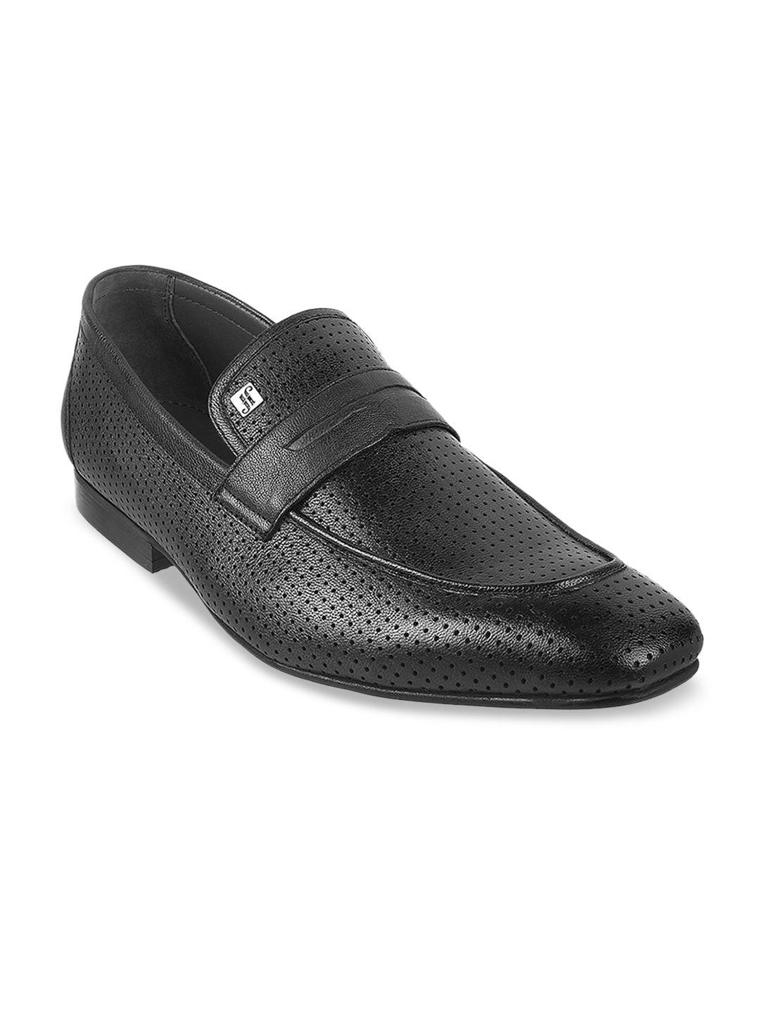 j.fontini men leather formal slip-ons