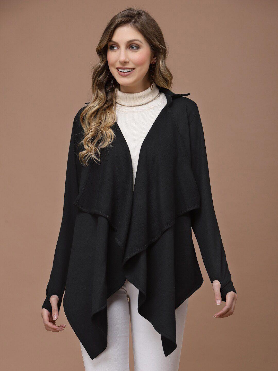 kassually women long sleeves longline shrug