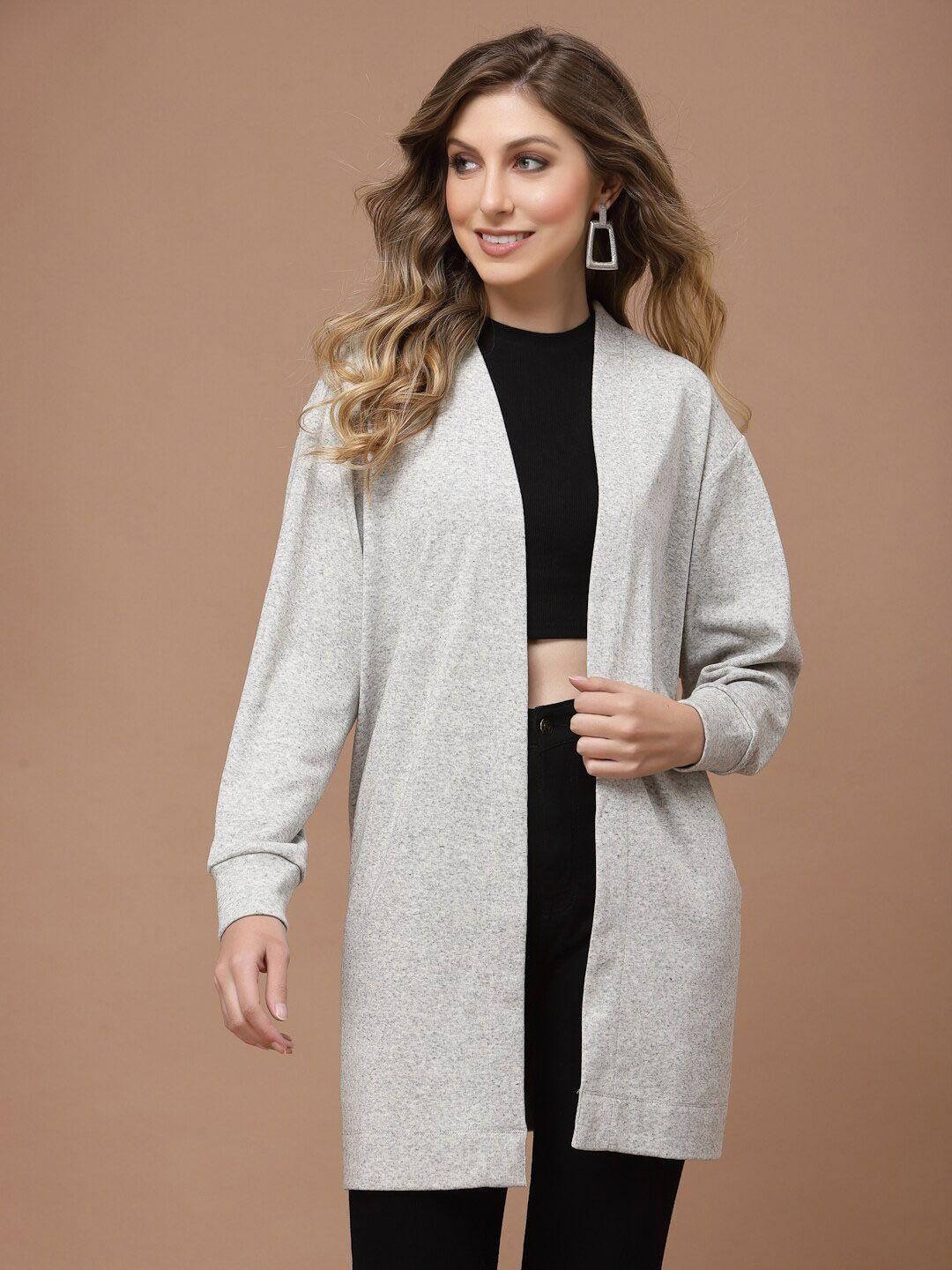 kassually women long sleeves longline shrug