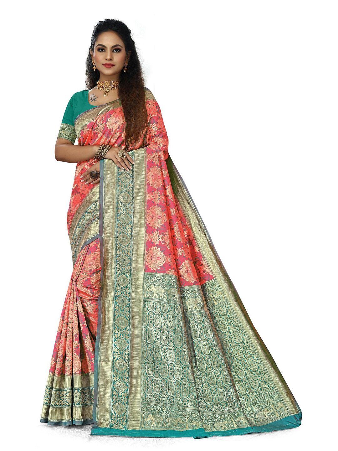 rivana woven design zari banarasi saree