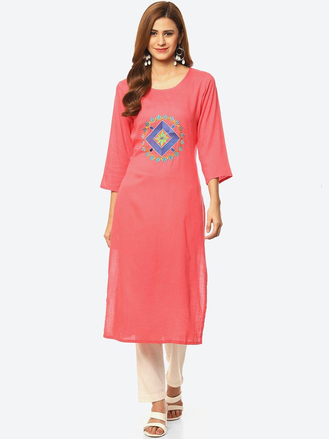 kurti's by menka printed kurta