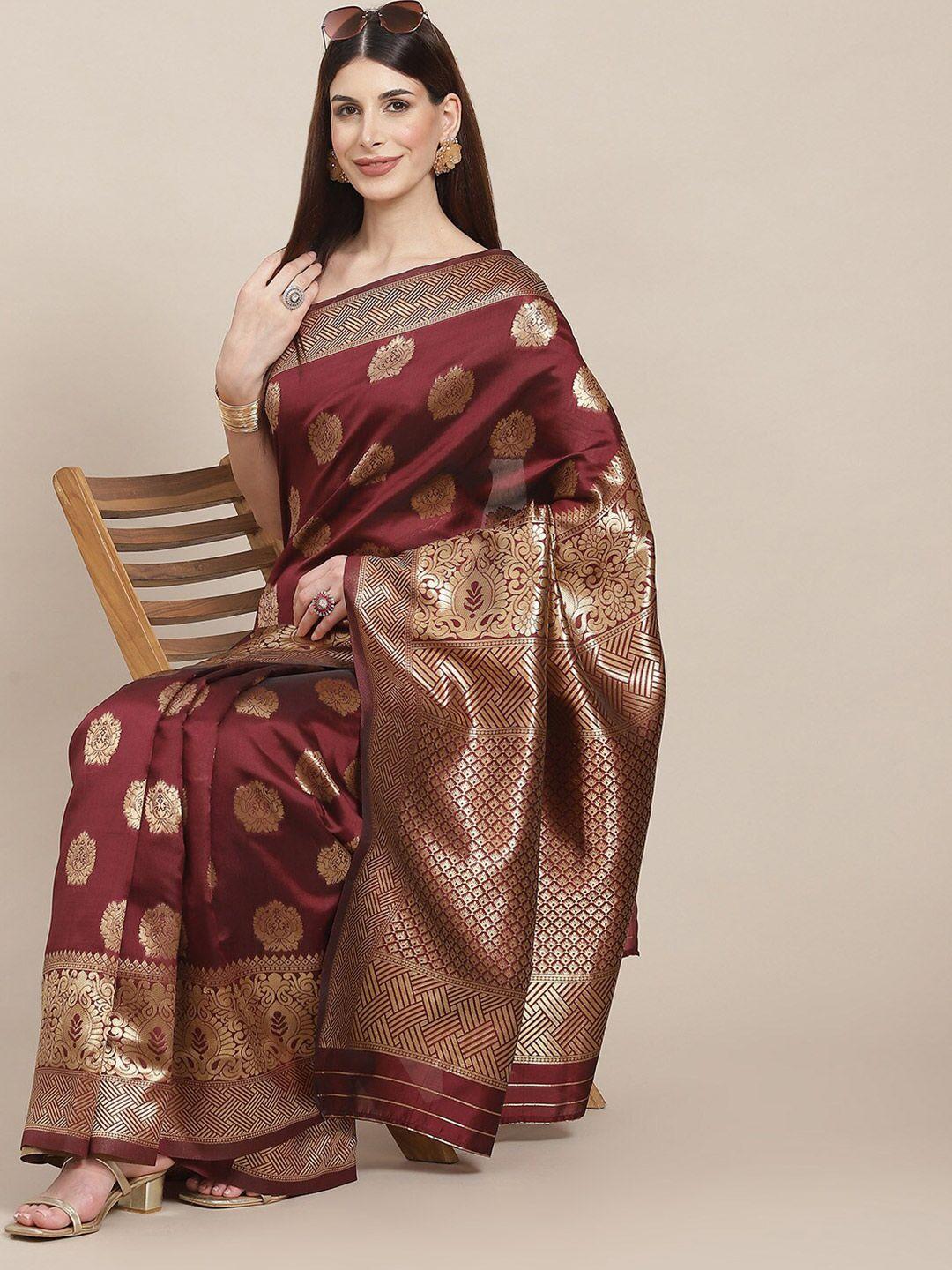 aadvika ethnic motifs zari kanjeevaram saree