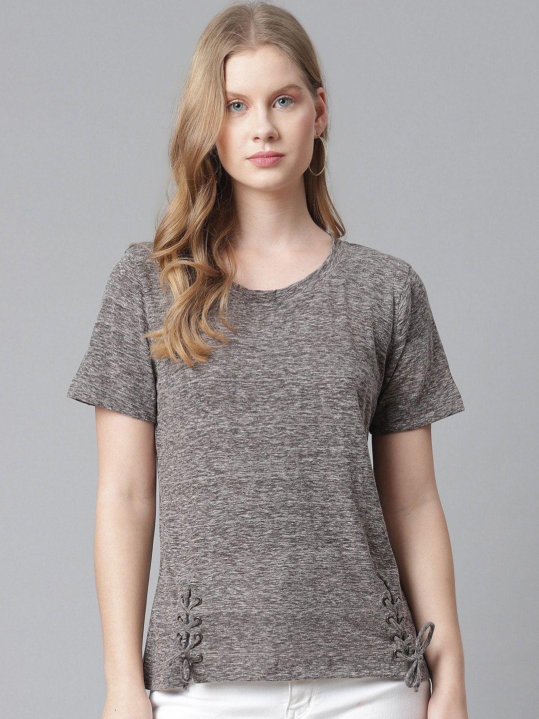 rivi grey cotton top