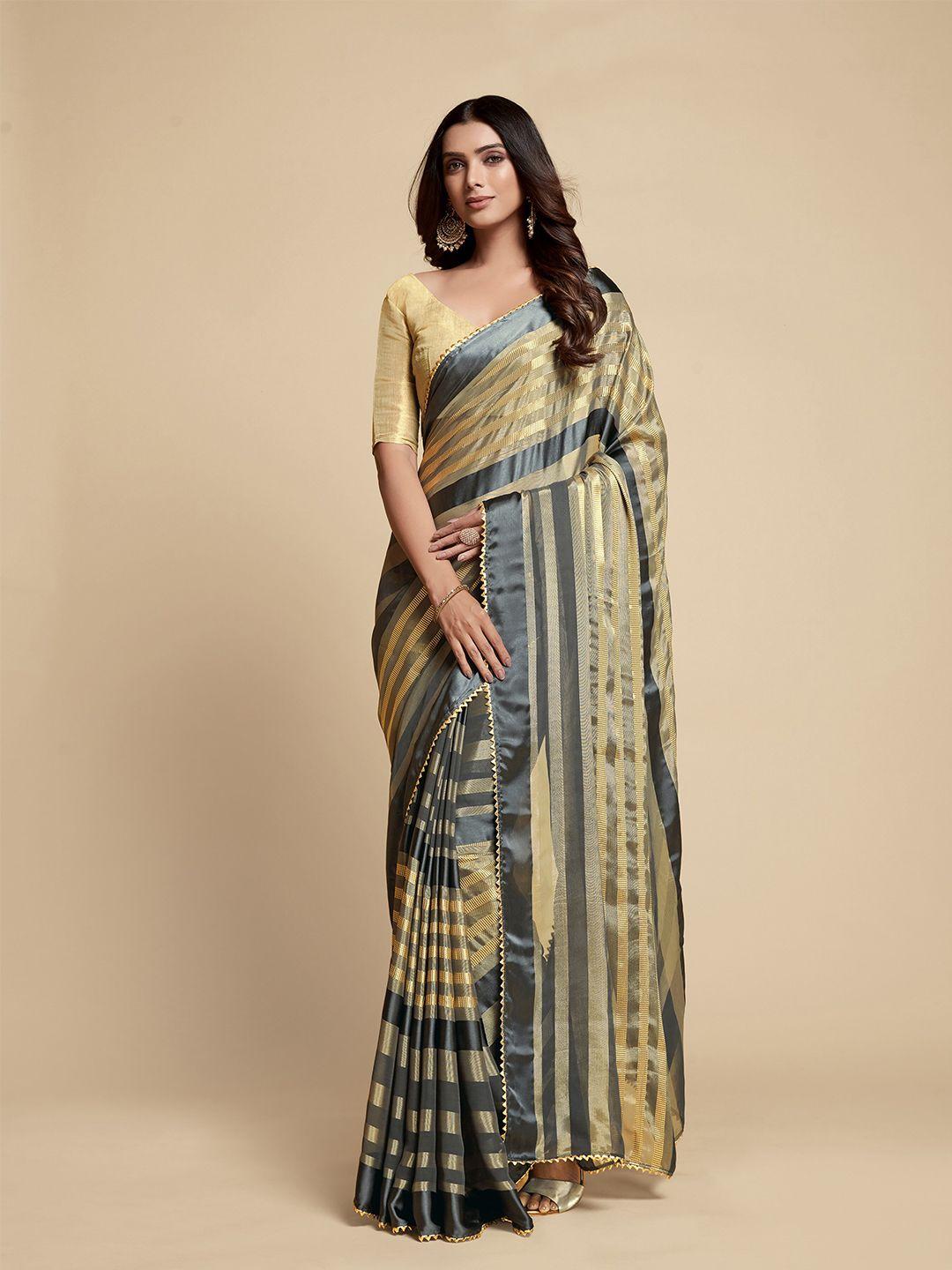 sangria striped saree