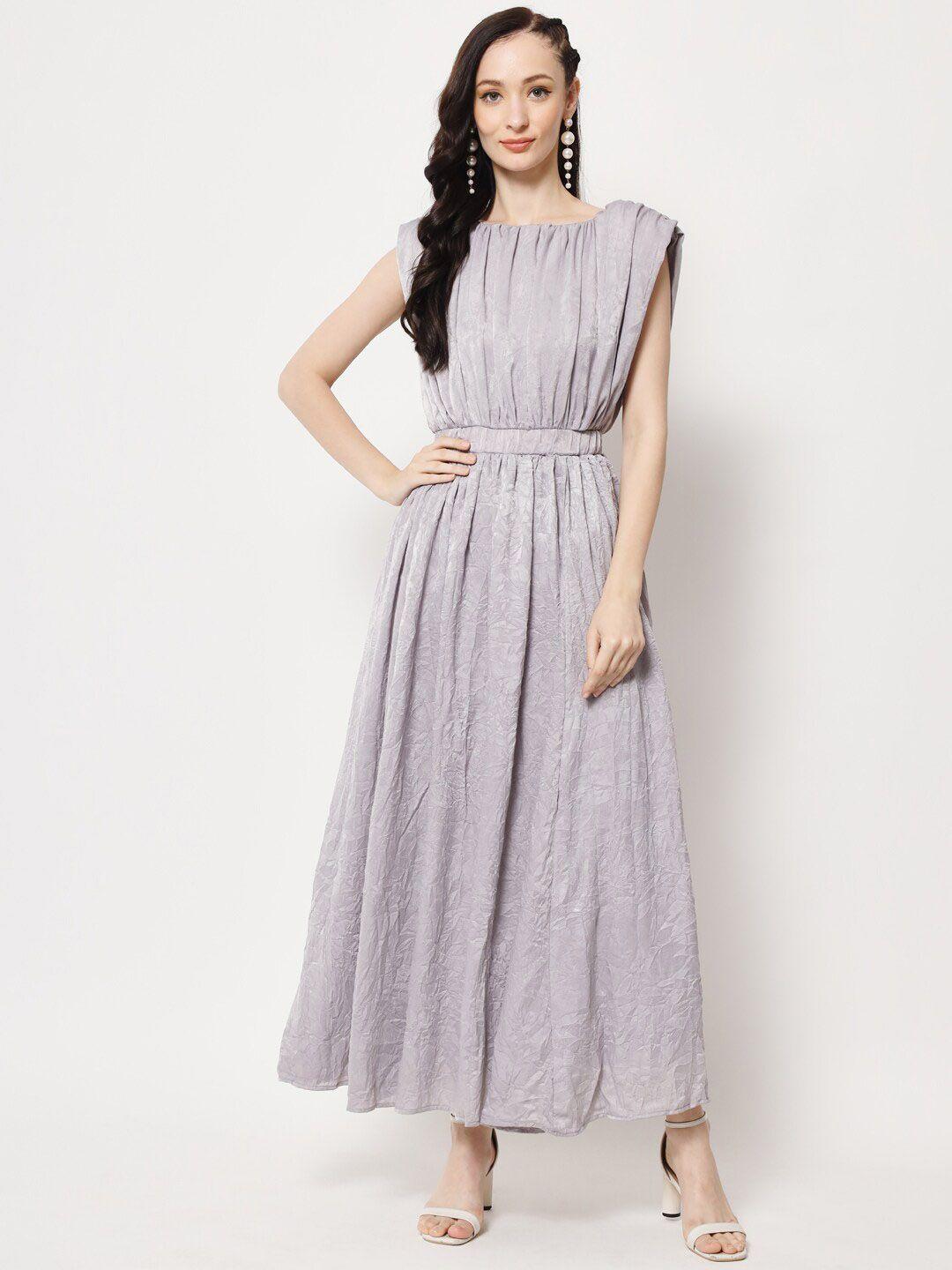 here&now velvet a-line maxi dress