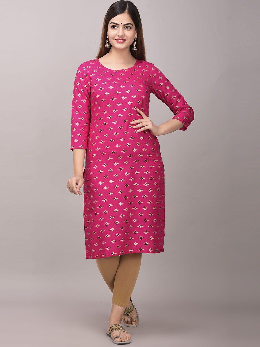 metro-fashion ethnic motifs printed indie prints kurta