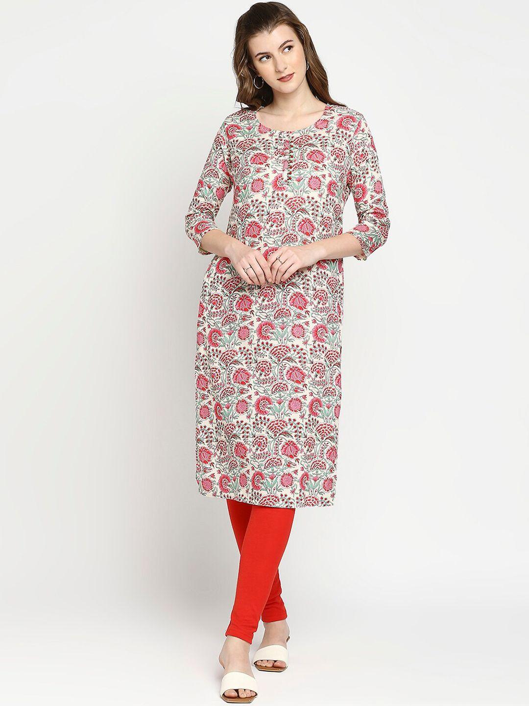 zri women floral printed kurta