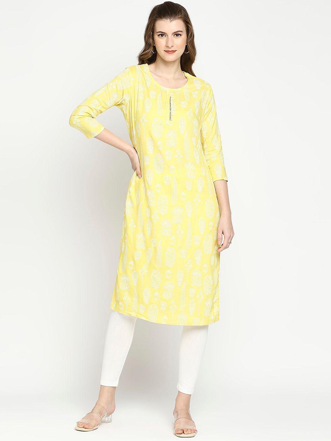 zri women floral printed kurta