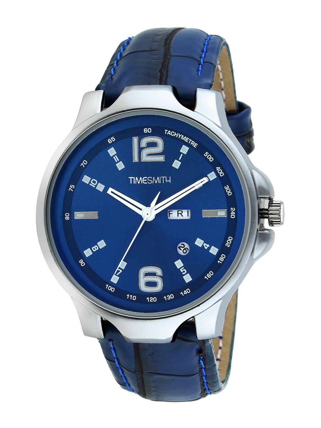 wm men printed dial & straps analogue watch- tsc-035