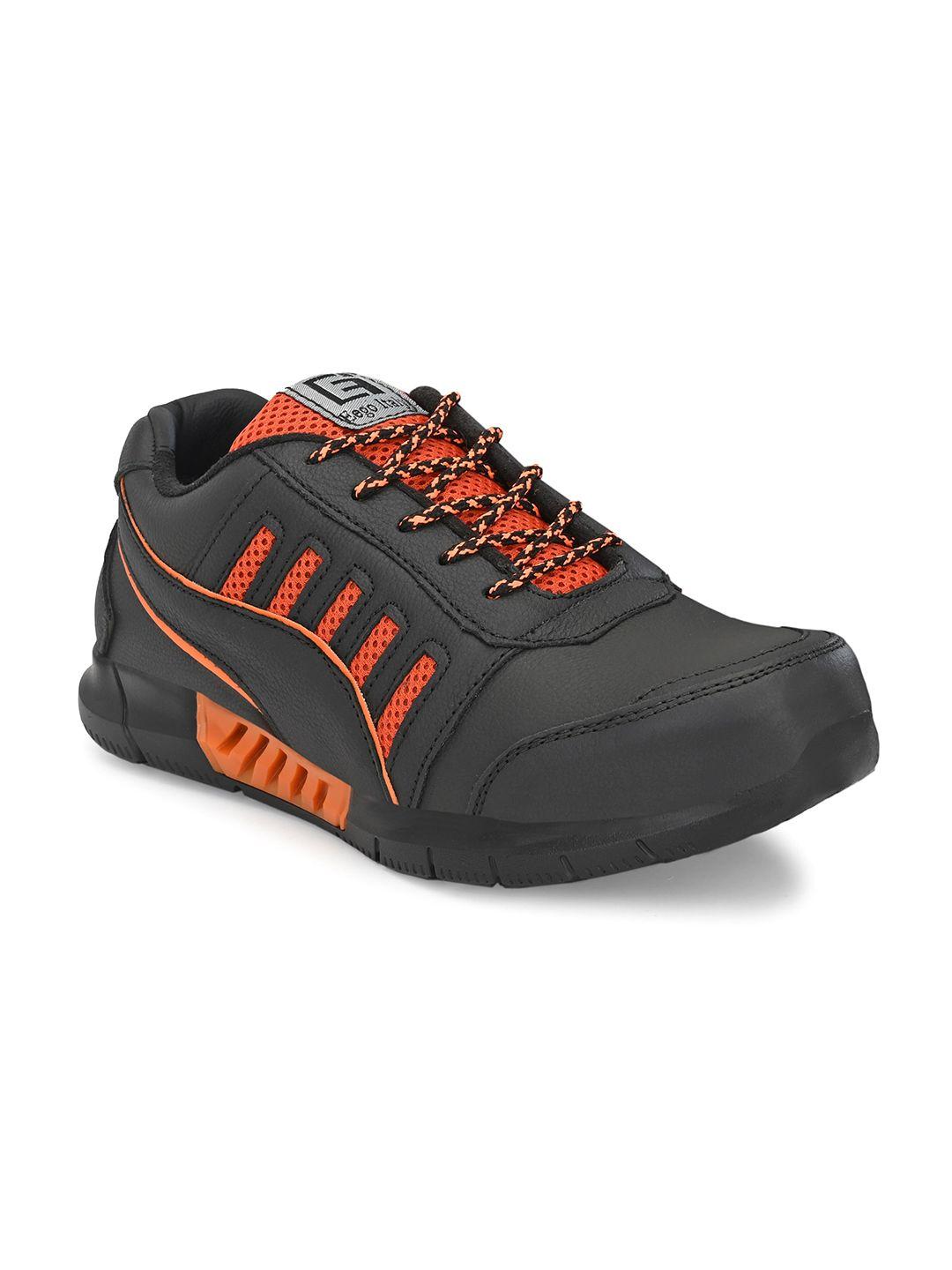 eego italy men leather trekking non-marking shoes