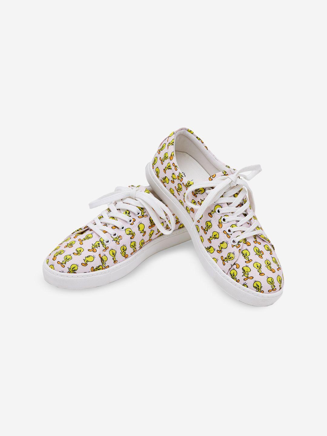 the souled store women tweety printed sneakers