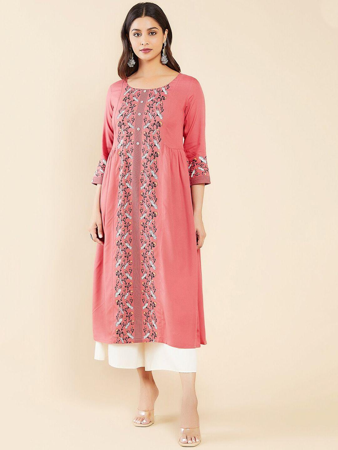 maybell women floral printed kurta